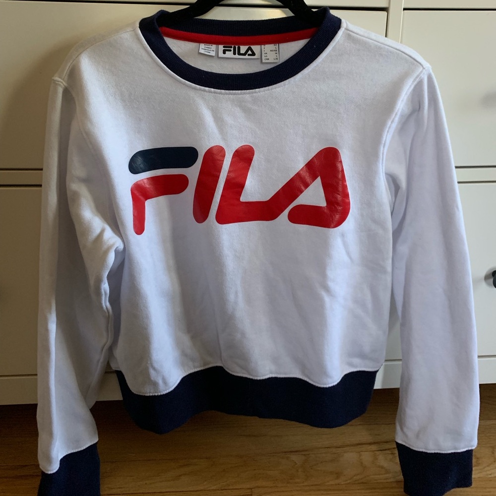 Fila cropped sweatshirt
